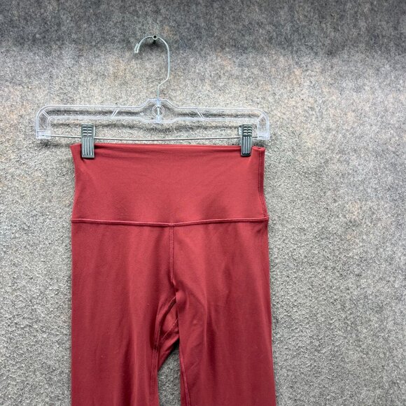 Lululemon Leggings Pants Women 4 Red Align High Rise Nulu Fabric Yoga Stretch - Picture 7 of 10
